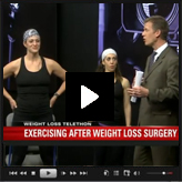 Exercising before and after weight loss surgery